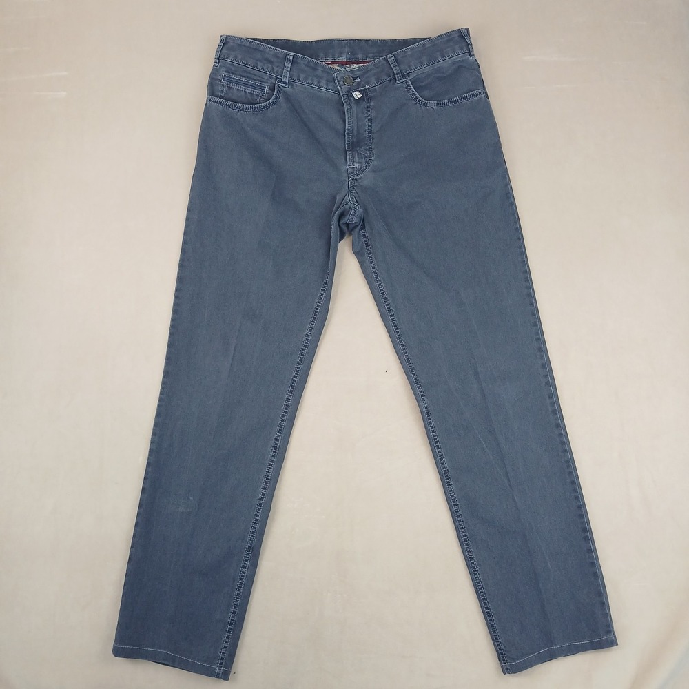 Meyer Arizona 36x34 (ACTUAL 34x30) Mens‎ Pants Chino 5 Pocket FLAWS Slim Gray